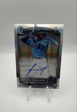 2025 Bowman - Chrome Prospect Autographs Fabian Lopez #CPA-FL Refractor /499...