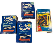 Vintage Toni Cold Wave Perm Rods Lot Of 183 Spin Arm Swing Various Sizes Colors