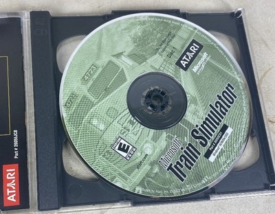 Vintage PC CD-ROM Microsoft Train Simulator Atari | eBay