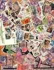 LARGE COLLECTION 5 OZ. USED US STAMPS OFF & ON PAPER  STARTING BID $.99c NR