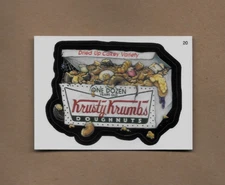2005 Topps Wacky Packages Krusty Krumbs Checklist Card #20 Krispy Kreme NM/MT