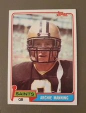 1981 Topps #158 Archie Manning Football card NM