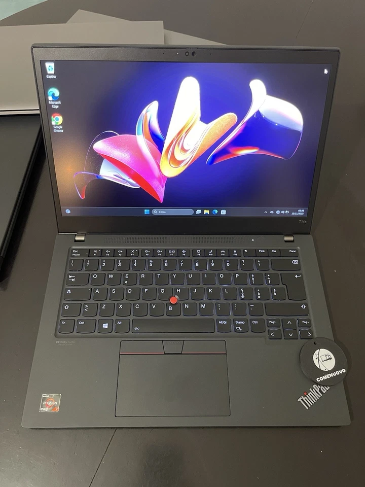 🔥Black Friday 🎁Lenovo T14s Gen2 Ryzen 7 16GB 512GB SSD 14" FHD Touchscreen 💻✅ - Immagine 3 di 4