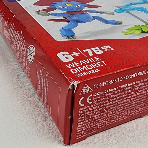 Pokémon MEGA Weavile Build Set – 75 Pieces – Building Toy – Ages 6+ - Picture 9 of 9