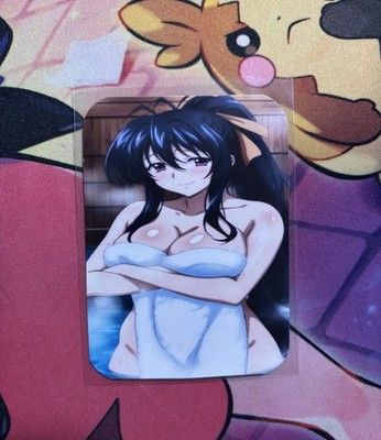 Akeno Himejima Waifu Anime Girl Trading Card Custom