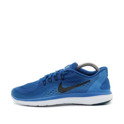 Nike Damen Free RN 2017 Sneaker Blau Mesh Low-Top Atmungsaktiv Laufschuh EU 37.5