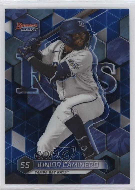 2023 Bowman's Best Top Prospects Blue Refractor /150 Junior Caminero #TP-18 0wc9