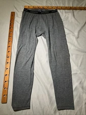 Omni-Wool Pants Mens XL Gray Base Layer Thermal Long John Bottoms Pull On