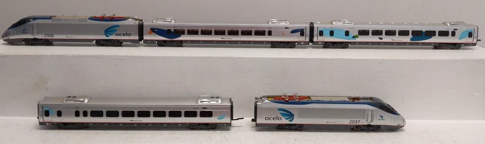 Bachmann 01205 Amtrak Acela Express HO Gauge Electric Starter Train Set with DCC - Image 2 of 4