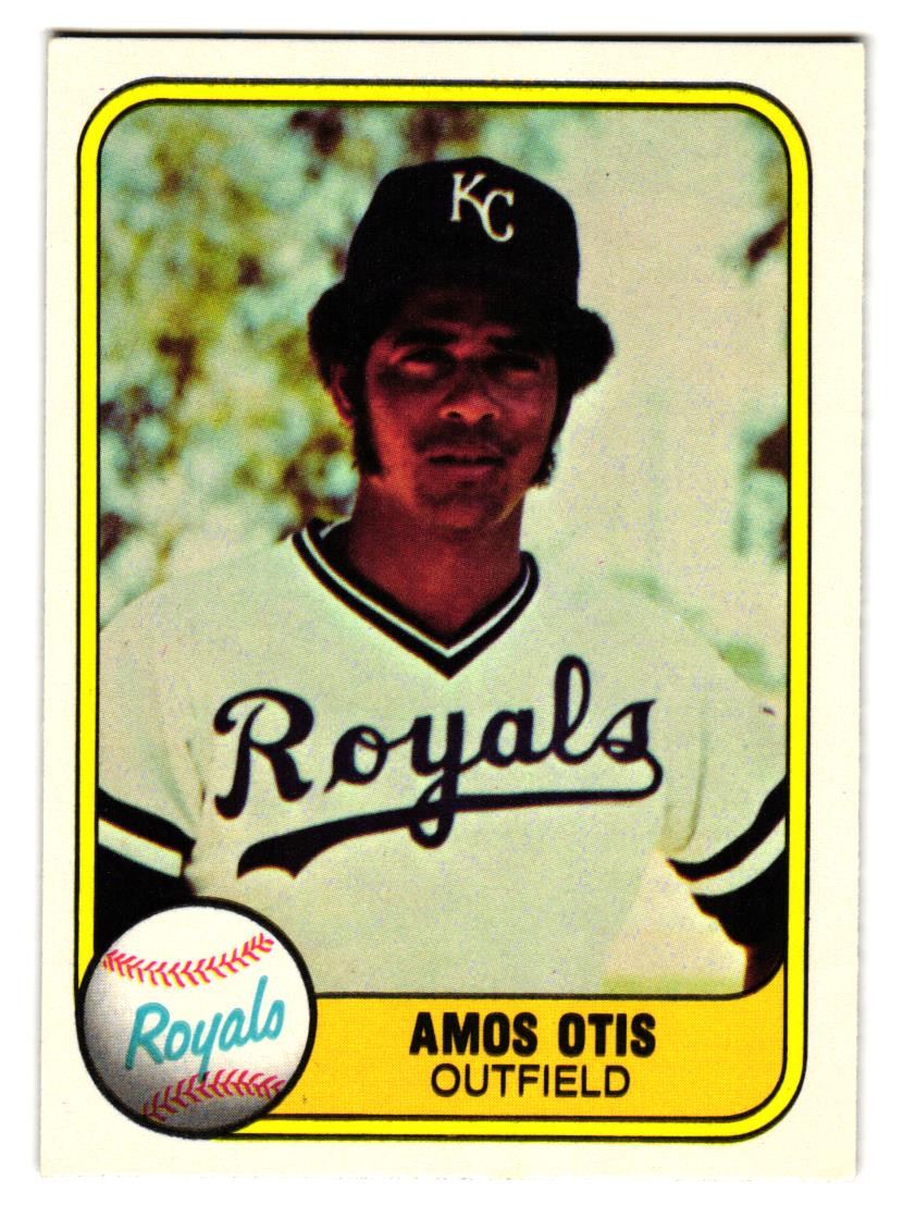 1981 Fleer - Amos Otis #32 Kansas City Royals