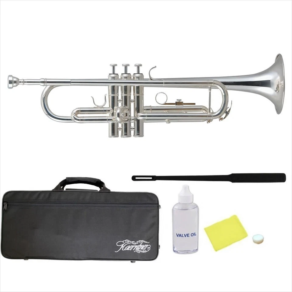 Tromba Kaarnner KTR-35/SV argento Giappone NUOVO - Immagine 2 di 4