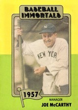 1980-87 SSPC HOF #83 Joe McCarthy