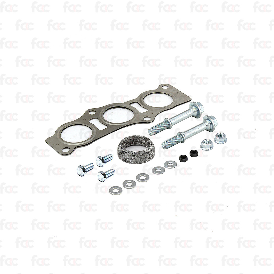 Petrol Catalytic Converter Fitting Kit For Toyota Yaris 1.0 06-10 Euro 4