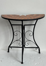 2ème choix article B table semi-circulaire console table murale 120041R...