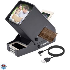 35mm Slide and Film Viewer, Negative Scanner, Desk Top LED Lighted Illuminate...