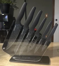 Granitestone Nutriblade Professional Chef Kitchen Knife Set w/ Clear Display!