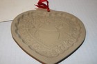 BROWN BAG COOKIE ART  Ceramic Mold LACE HEART Wedding Doves w/RECIPES Book 1985  — photo 6