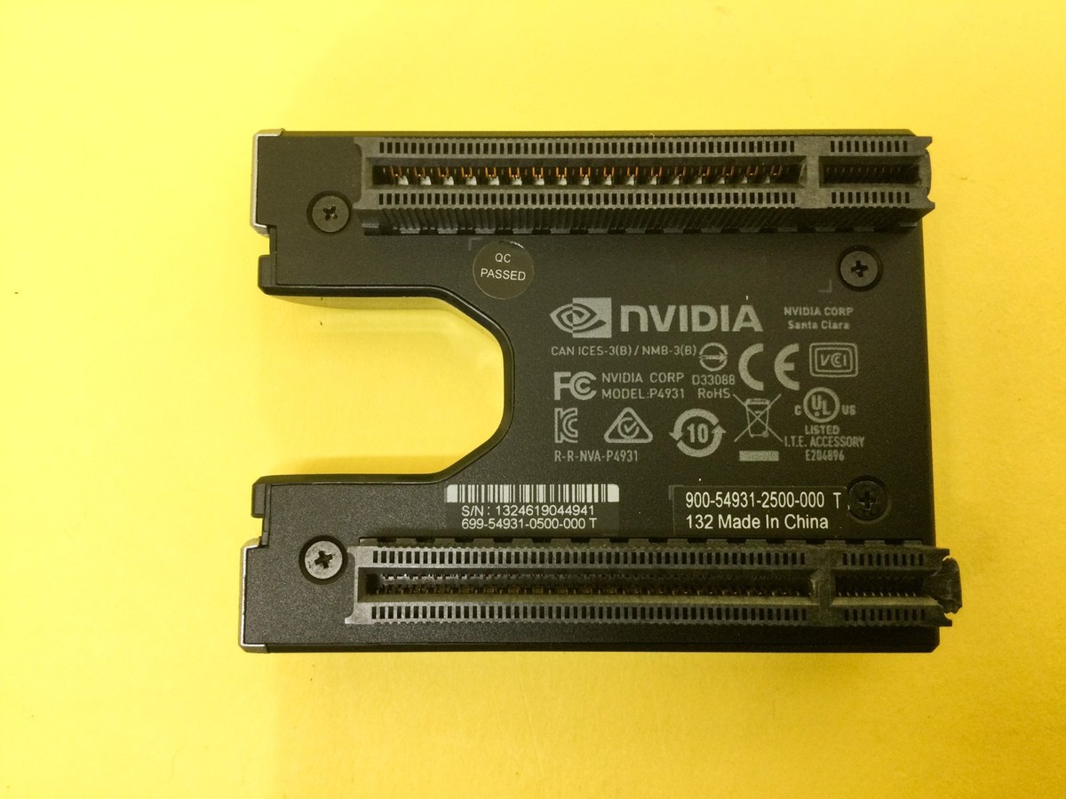 P4931 Nvidia NVLink Bridge 2-Slot Spacing for Quadro GPU 900-54931