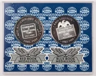 Set of 2  1 oz. 999 Silver 1986 Whitman Medallion Red Book Blue Book Set - 835B