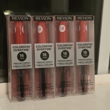 Four  580 Cherry Time Packages - Revlon Colorstay Overtime Lipcolor  Topcoat