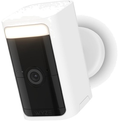 Rechargeable Outdoor Security Camera with Integrated Spotlight & Motion Alerts