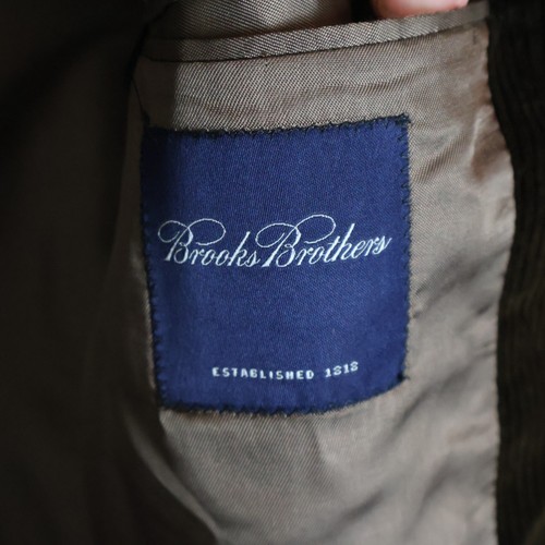 Brooks Brothers Blazer Sport Coat Mens 46L Dark Brown Corduroy Two Button USA - Picture 9 of 20