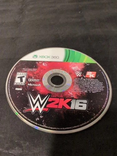 WWE 2K16 Microsoft Xbox 360 - Disc Only