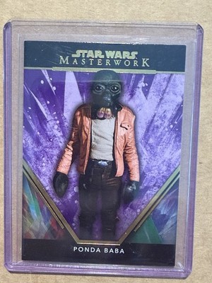 2024 Star Wars Masterwork #46 Ponda Baba Purple 30/50