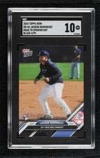 2024 Topps Now Road to Opening Day Black 4/99 Jasson Dominguez SGC 10 GEM s5q