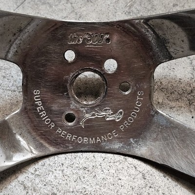Vintage SUPERIOR 500 4 spoke Steering Wheel 12