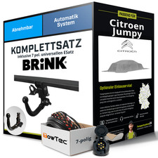 Anhängerkupplung BRINK abnehmbar für CITROEN Jumpy +E-Satz NEU PKW
