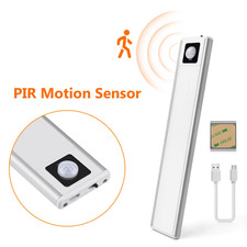 Ultra-Thin USB LED Cabinet Light Hand Sweep / PIR Motion Sensor LED Rechargeable
