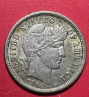 1914D US Barber SILVER Dime "Denver" Mint! AU! Very SHARP! Beauty!
