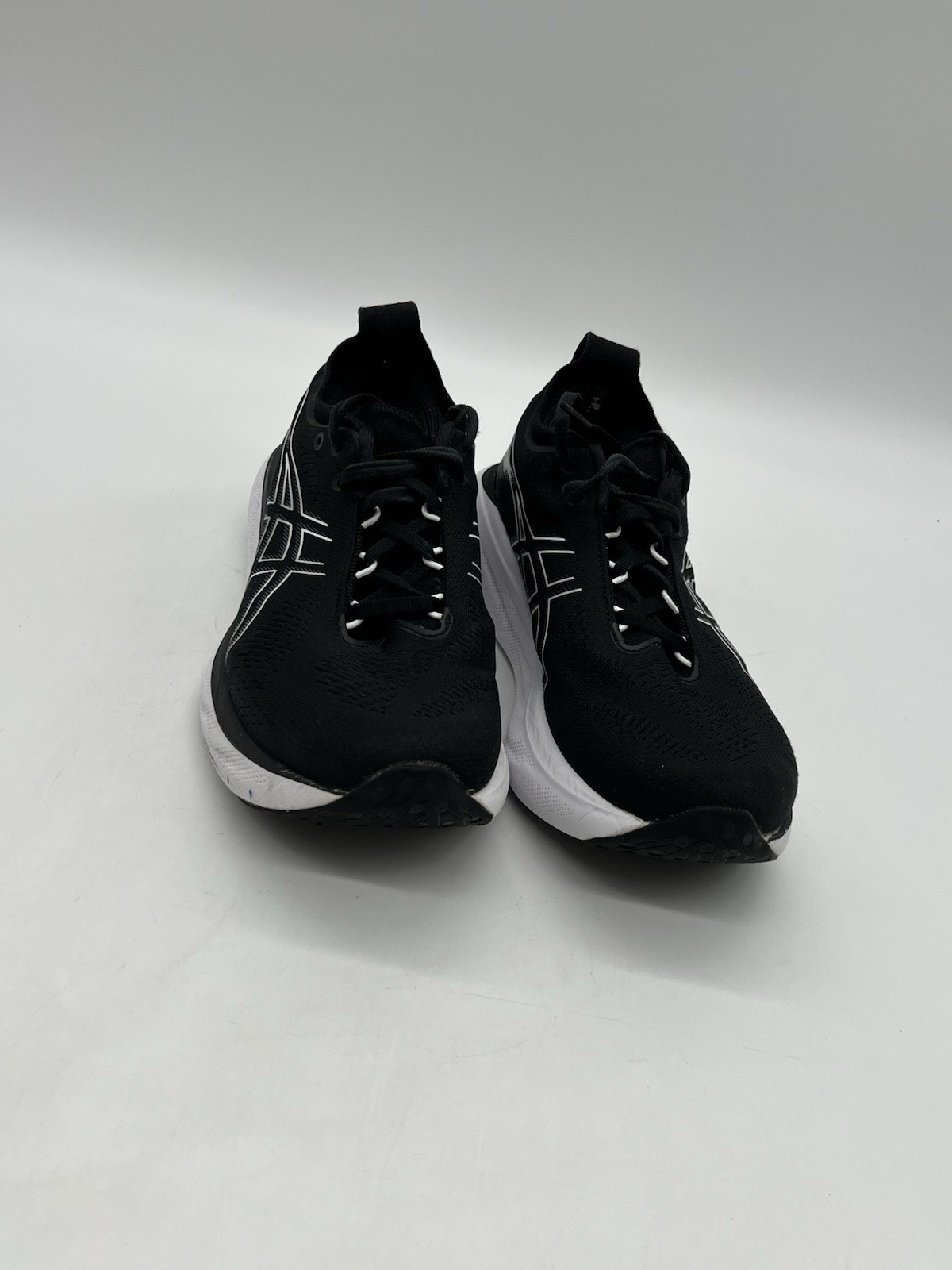 Asics Gel-Nimbus 25 Women's 9 Black White Mesh Running Sneakers Shoes. thumbnail 8