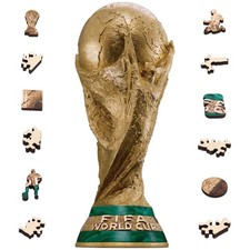 Official Licensed FIFA World Cup 2026 Trophy 200 Pcs Wooden Jigsaw Puzzle Gift