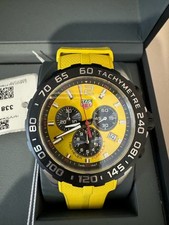 TAG Heuer Formula 1 Chronograph Quartz Yellow Mens Watch CAZ101AM.FT8054