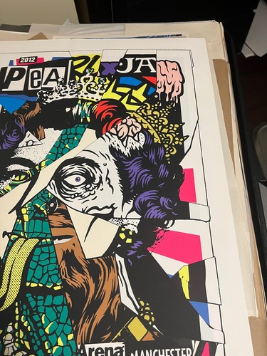 Pearl Jam Juni 2012 Manchester UK Poster 23x33 Ames Bros - Bild 4 von 6