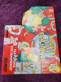 The Simpsons: Bart vs The World NES Nintendo Complete CIB w/ Poster