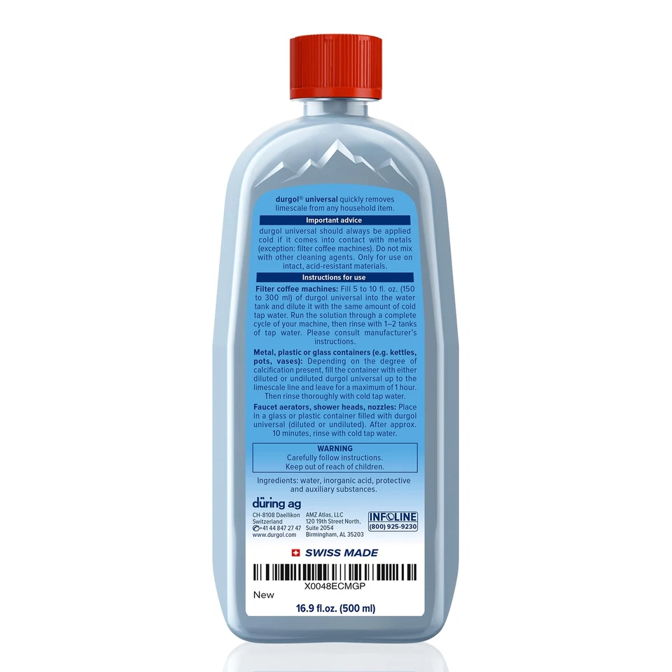 Durgol Universal 16.9oz Solución de descalcificación de grado profesional para cal R... Foto 2 de 2