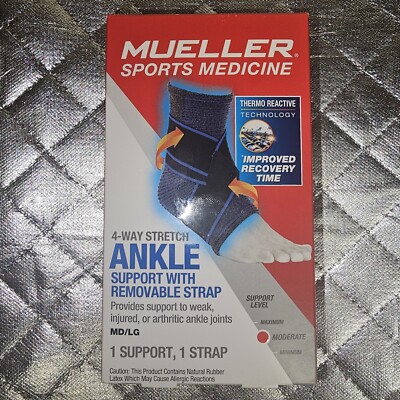 Mueller Sports Medicine Ankle Support w/Removable Strap MED/LG