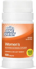 21st Century One Daily Women's Multivitamins 100 Count Gluten Free Tablets
