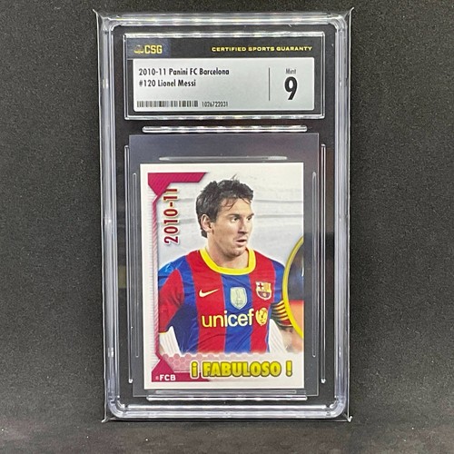 2010-11 Panini FC Barcelona Lionel Messi #5 PSA 9 MINT #2088 (CT1