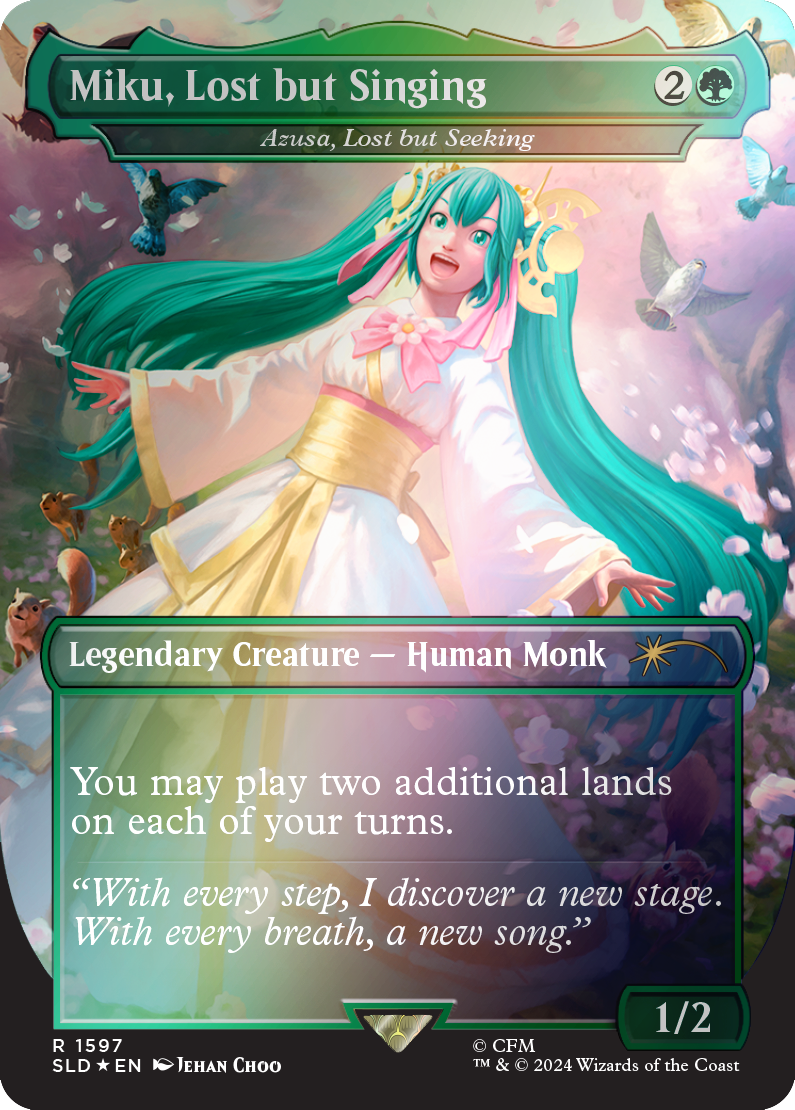 Hatsune Miku: Sakura Superstar Secret Lair ✨Rainbow Foil