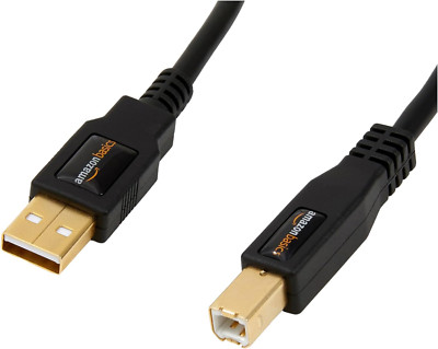 USB-A to USB-B 2.0 Cable with 480 Mbps Transfer Speed for Printer or External Ha
