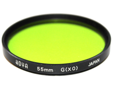 Hoya Filter Farbfilter grün 55mm G ( X0 ) Japan Objektiv Kamera Zubehör (#609)