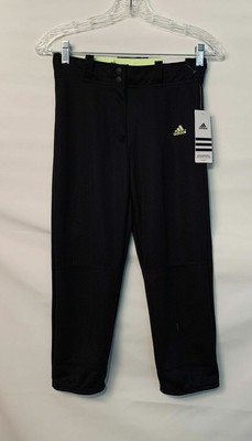 Adidas Climalite Performance Soil Release - Girls Baseball Pants - Large - New