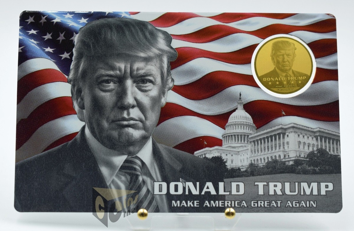 Donald Trump 1/1000 Oz 999 Gold Medal | eBay
