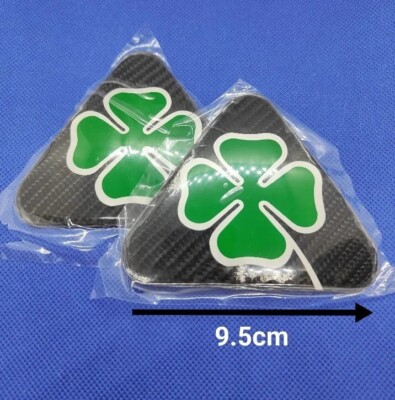 2 Stickers Alfa Roméo Trèfle  quadrifoglio verde auto gt, brera, Stelvio giulia