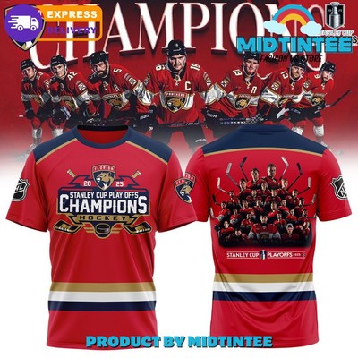 HOT!!! Florida Panthers Back To Back Champions Stanley Cup Shirt 2025 AOP Shirt