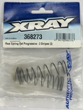 XRAY Rear Shock Spring Set 2-Stripes Progressive XRA368273 368273 XB2 XT2 XB4 T4